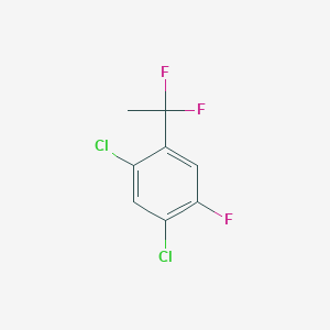 1,5-Dichloro-2-(1,1-difluoroethyl)-4-fluorobenzene - 1138444-97-9
