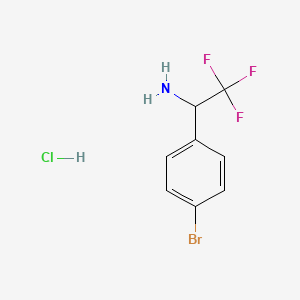 1-(4-Bromophenyl)-2,2,2-trifluoroethanamine hydrochloride - 842169-72-6