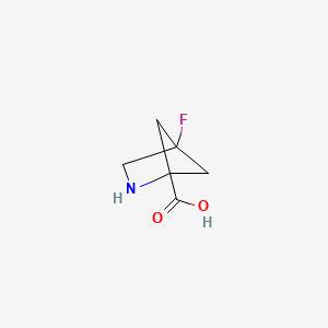 4-Fluoro-2-azabicyclo[2.1.1]hexane-1-carboxylic acid - 1196976-68-7