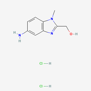 (5-Amino-1-methyl-1h-benzoimidazol-2-yl)-methanol dihydrochloride - 1158781-00-0