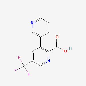 3-(Pyridin-3-yl)-5-(trifluoromethyl)picolinic acid - 1214337-43-5