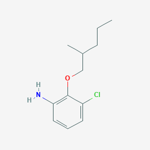 3-Chloro-2-[(2-methylpentyl)oxy]aniline - 946682-27-5