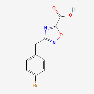 3-(4-Bromobenzyl)-1,2,4-oxadiazole-5-carboxylic acid - 1215585-30-0