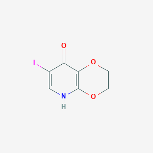 7-Iodo-2,3-dihydro-[1,4]dioxino[2,3-b]pyridin-8-ol - 1246088-40-3