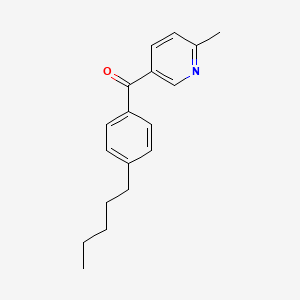 2-Methyl-5-(4-pentylbenzoyl)pyridine - 1187171-83-0