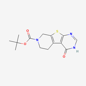 tert-butyl 3-oxo-8-thia-4,6,11-triazatricyclo[7.4.0.02,7]trideca-1(9),2(7),5-triene-11-carboxylate - 874801-60-2
