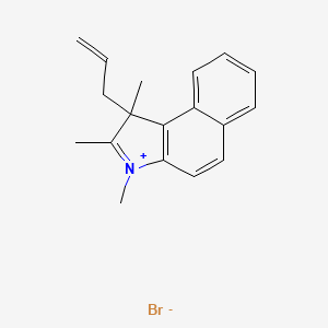1,2,3-Trimethyl-1-(2-propen-1-yl)-1h-benz[e]indolium bromide - 891503-79-0