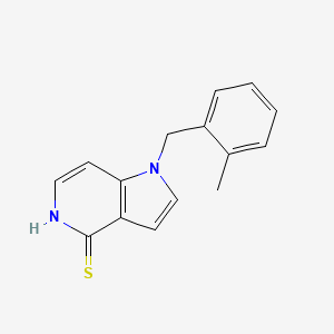 1-(2-Methylbenzyl)-1,5-dihydro-4H-pyrrolo[3,2-c]pyridine-4-thione - 1243025-05-9