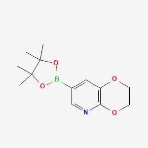 7-(4,4,5,5-Tetramethyl-1,3,2-dioxaborolan-2-yl)-2,3-dihydro-[1,4]dioxino[2,3-b]pyridine - 1356165-72-4
