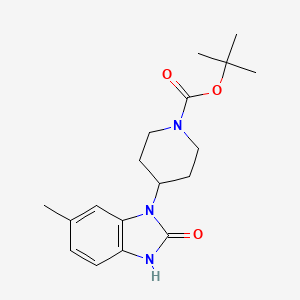 tert-Butyl 4-(6-methyl-2-oxo-2,3-dihydro-1H-1,3-benzodiazol-1-yl)piperidine-1-carboxylate - 950772-99-3