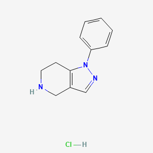 1-Phenyl-4,5,6,7-tetrahydro-1H-pyrazolo[4,3-C]pyridine hydrochloride - 1075729-10-0