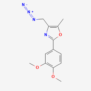 4-(Azidomethyl)-2-(3,4-dimethoxyphenyl)-5-methyl-1,3-oxazole - 1325305-48-3