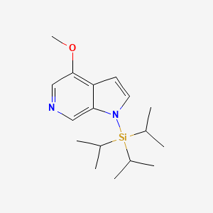 4-Methoxy-1-(triisopropylsilyl)-1H-pyrrolo[2,3-c]pyridine - 1186311-03-4