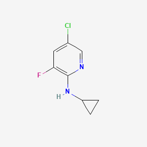 5-chloro-N-cyclopropyl-3-fluoropyridin-2-amine - 1073588-50-7