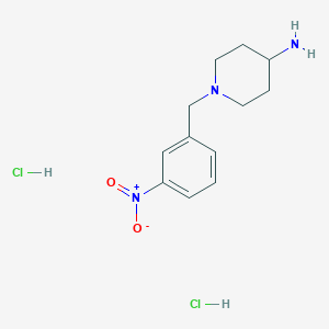 1-(3-Nitrobenzyl)piperidin-4-amine dihydrochloride - 1158785-53-5