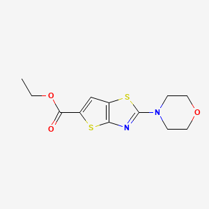 Ethyl 2-morpholin-4-ylthieno[2,3-d][1,3]thiazole-5-carboxylate - 1211506-76-1