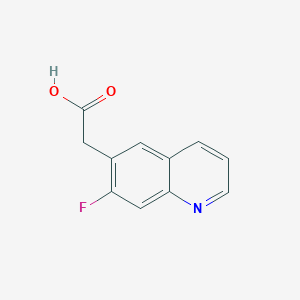 2-(7-Fluoroquinolin-6-yl)acetic acid - 1022091-54-8