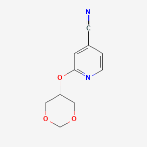 2-(1,3-Dioxan-5-yloxy)isonicotinonitrile - 1287218-77-2