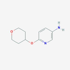 6-((Tetrahydro-2H-pyran-4-yl)oxy)pyridin-3-amine - 1180133-65-6