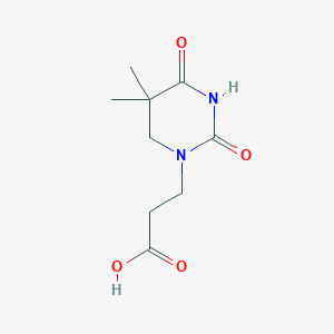 3-(5,5-dimethyl-2,4-dioxotetrahydropyrimidin-1(2H)-yl)propanoic acid - 1338495-13-8