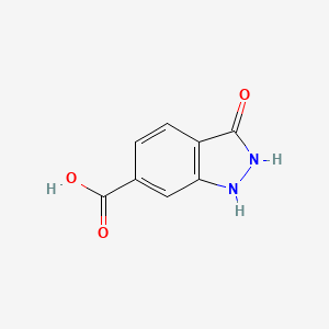 3-oxo-2,3-dihydro-1H-indazole-6-carboxylic acid - 862274-40-6