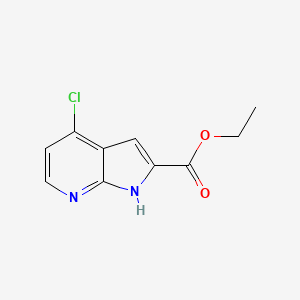 Ethyl 4-chloro-1H-pyrrolo[2,3-b]pyridine-2-carboxylate - 1196151-72-0