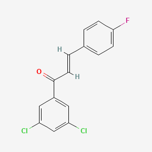 1-(3,5-Dichlorophenyl)-3-(4-fluorophenyl)prop-2-en-1-one - 1217245-43-6