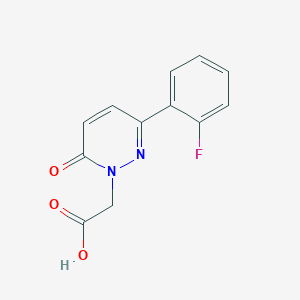 [3-(2-fluorophenyl)-6-oxopyridazin-1(6H)-yl]acetic acid - 1206119-33-6