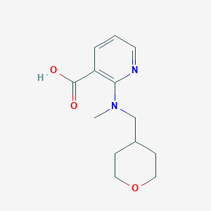 2-[Methyl(tetrahydro-2H-pyran-4-ylmethyl)amino]-nicotinic acid - 1219981-37-9