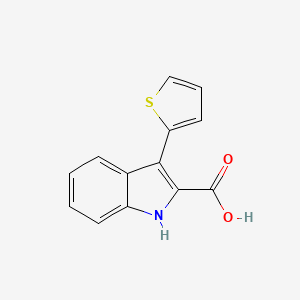 3-(2-Thienyl)-1H-indole-2-carboxylic acid - 1220027-01-9