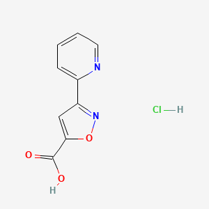 3-(Pyridin-2-yl)-1,2-oxazole-5-carboxylic acid hydrochloride - 1354962-50-7