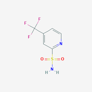 4-(Trifluoromethyl)pyridine-2-sulfonic acid amide - 1252046-10-8
