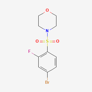 4-((4-Bromo-2-fluorophenyl)sulfonyl)morpholine - 1000068-42-7