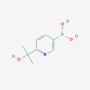 (6-(2-Hydroxypropan-2-yl)pyridin-3-yl)boronic acid - 1088496-42-7