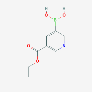 (5-(Ethoxycarbonyl)pyridin-3-yl)boronic acid - 875781-62-7