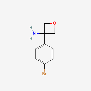 3-(4-Bromophenyl)oxetan-3-amine - 1349972-68-4