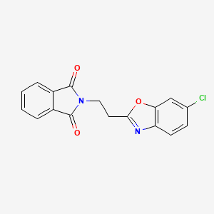 2-[2-(6-chloro-1,3-benzoxazol-2-yl)ethyl]-1H-isoindole-1,3(2H)-dione - 1306739-84-3