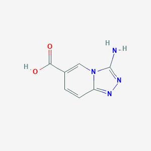 3-Amino[1,2,4]triazolo[4,3-a]pyridine-6-carboxylic acid - 1306738-89-5