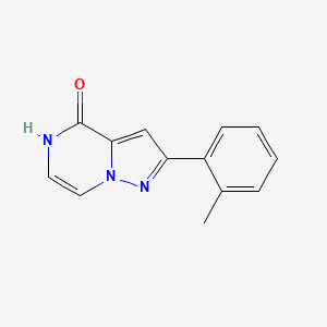 2-(2-methylphenyl)-4H,5H-pyrazolo[1,5-a]pyrazin-4-one - 1338664-59-7