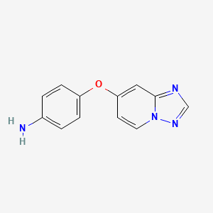 4-([1,2,4]Triazolo[1,5-a]pyridin-7-yloxy)aniline - 2202897-41-2