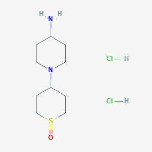 1-(1-Oxidotetrahydro-2H-thiopyran-4-yl)piperidin-4-amine dihydrochloride - 1332529-06-2