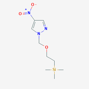 4-nitro-1-((2-(trimethylsilyl)ethoxy)methyl)-1H-pyrazole - 1260160-79-9