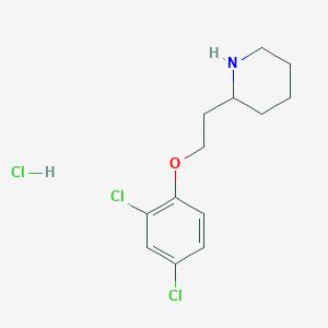 2-[2-(2,4-Dichlorophenoxy)ethyl]piperidine hydrochloride - 1219972-68-5
