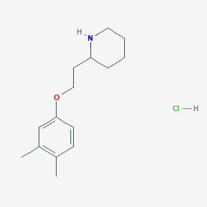 2-[2-(3,4-Dimethylphenoxy)ethyl]piperidine hydrochloride - 1219949-41-3