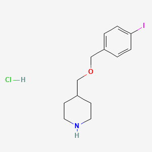 4-Iodobenzyl 4-piperidinylmethyl ether hydrochloride - 1220020-08-5