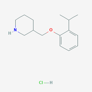 3-[(2-Isopropylphenoxy)methyl]piperidine hydrochloride - 1220018-10-9