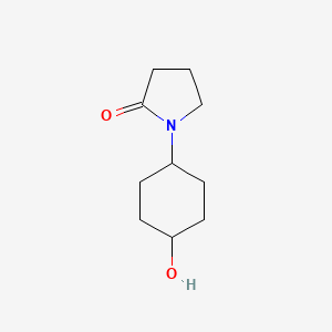 1-(4-Hydroxycyclohexyl)pyrrolidin-2-one - 886615-37-8