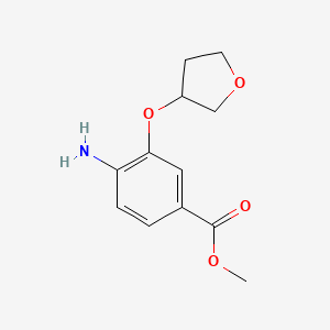 Methyl 4-amino-3-(oxolan-3-yloxy)benzoate - 917909-45-6