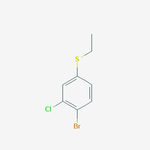 (4-Bromo-3-chlorophenyl)(ethyl)sulfane - 1005206-32-5