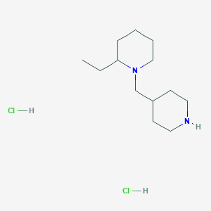 2-Ethyl-1-(4-piperidinylmethyl)piperidine dihydrochloride - 1220034-34-3